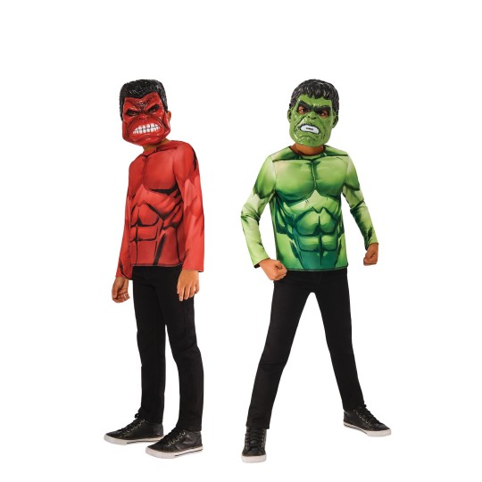 Avengers Red & Green Hulk Boys Costume | Marvel Costumes