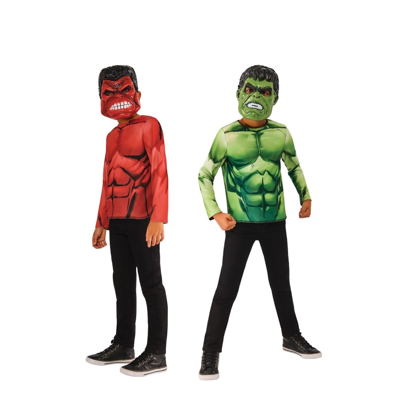 Avengers Red & Green Hulk Boys Costume | Marvel Costumes