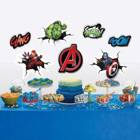 Marvel Avengers Wall Decorations (Pack of 7)