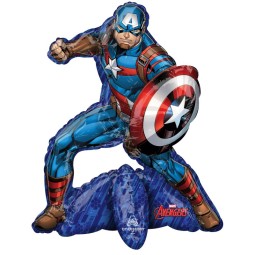 Air Fill Marvel Avengers Captain America Balloon