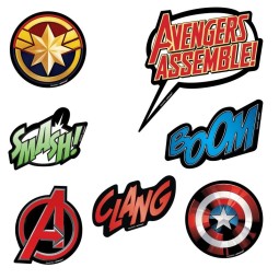 Marvel Avengers Vinyl Decals (Pack of 14)