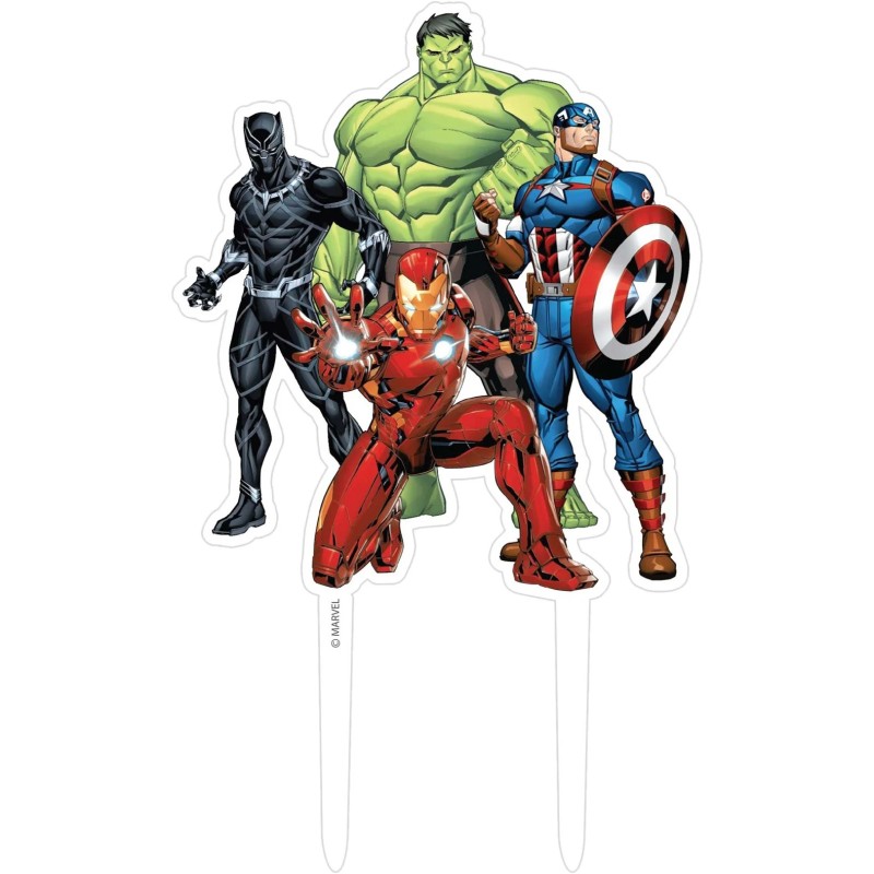 Acrylic Marvel Avengers Cake Topper
