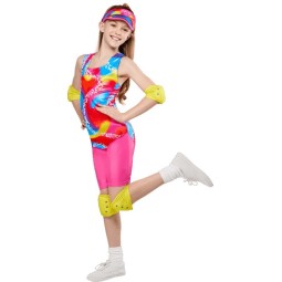 Rollerskate Barbie Girls Costume