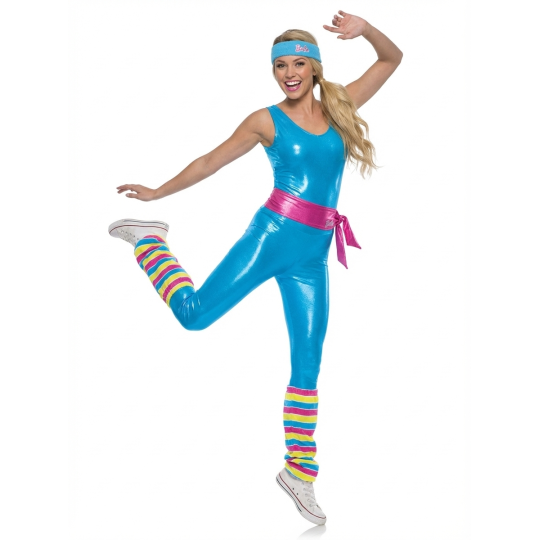 Exercise Barbie Womens Costume