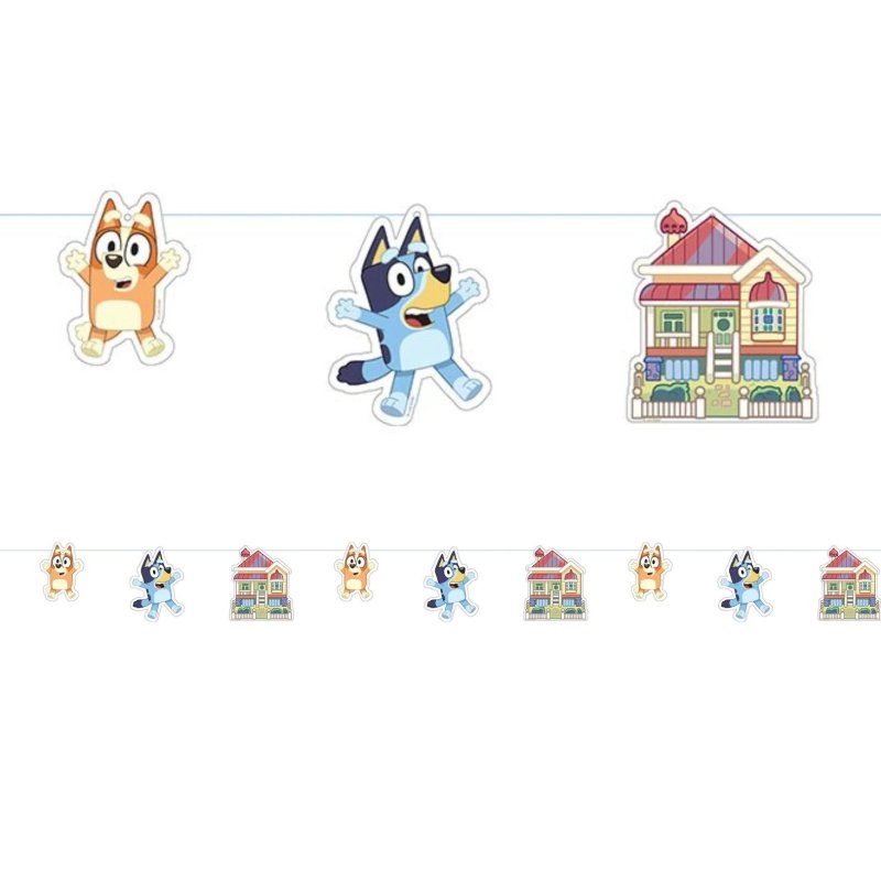 Bluey Garland Banner 2.8m | Bluey Party Supplies