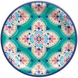 Boho Vibes Large Paper Plates (Pack of 8)