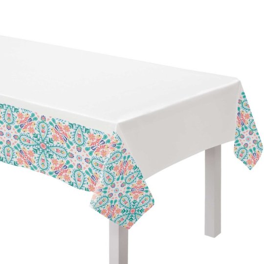 Boho Vibes Fabric Tablecover