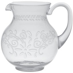 Boho Vibes Clear Floral Pitcher Jug 2.7L
