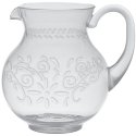Boho Vibes Clear Floral Pitcher Jug 2.7L