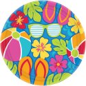 Summer Splash Small Paper Plates (Pack of 8)