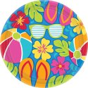 Summer Splash Large Paper Plates (Pack of 18)