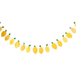 Summer Picnic Lemon Garland Banner