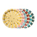 Circus Stripe Small Paper Plates (Pack of 6)