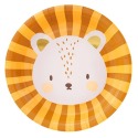 Circus Lion Large Paper Plates (Pack of 6)
