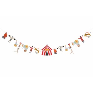 Circus Party Garland Banner