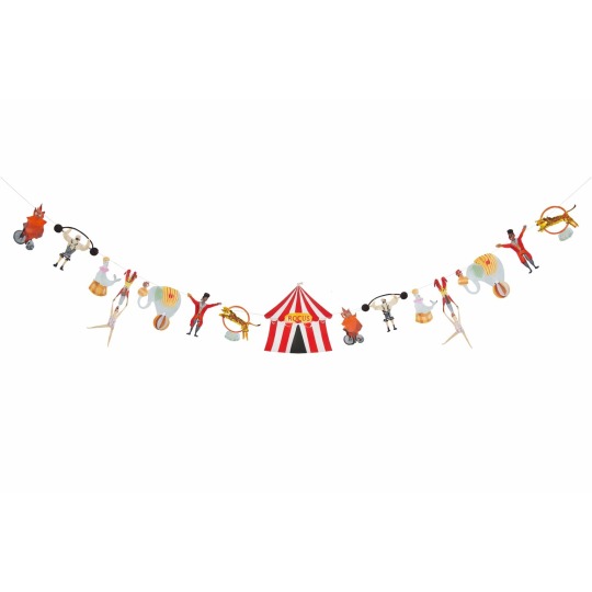 Circus Party Garland Banner