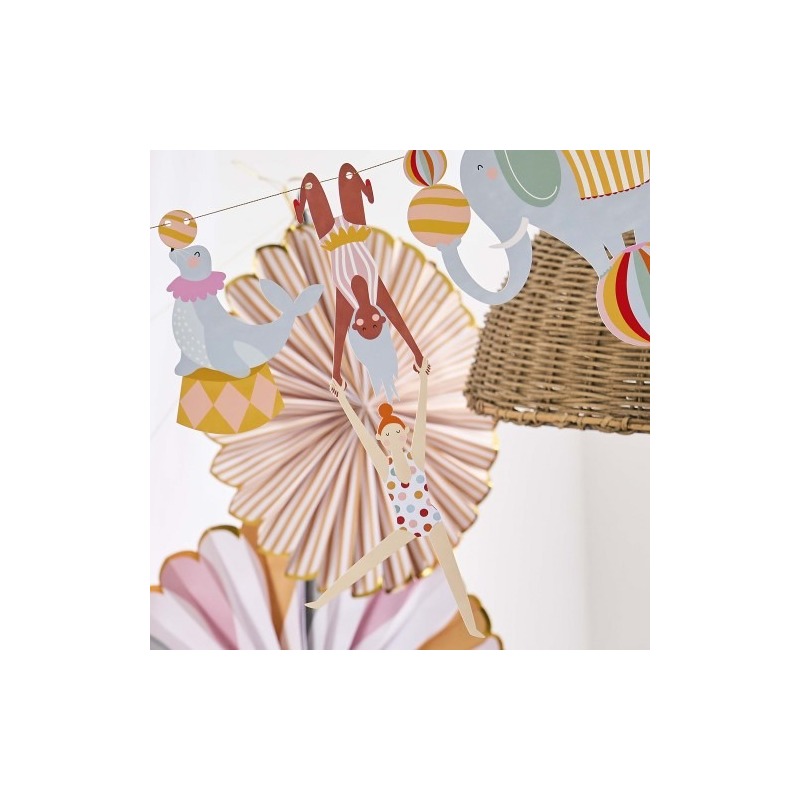 Circus Party Garland Banner