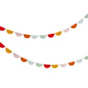 Circus Party Scallop Garland Banner 4m