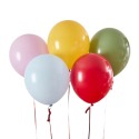 Circus Party Rainbow Latex Balloons (Pack of 5)