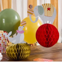 Circus Party Honeycomb Decorations (Pack of 2)