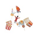 Circus Party Toppers & Treat Cups (Pack of 12)