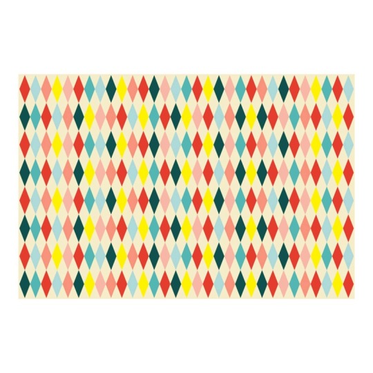 Circus Paper Table Cover Diamond Print