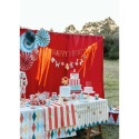 Circus Party Stars & Stripes Paper Tablecover