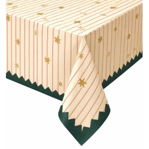 Circus Party Thin Stripes Paper Tablecover