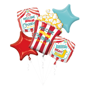 Welcome To The Carnival Balloon Bouquet (Set of 5)