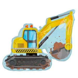 71cm Construction Excavator Foil Balloon