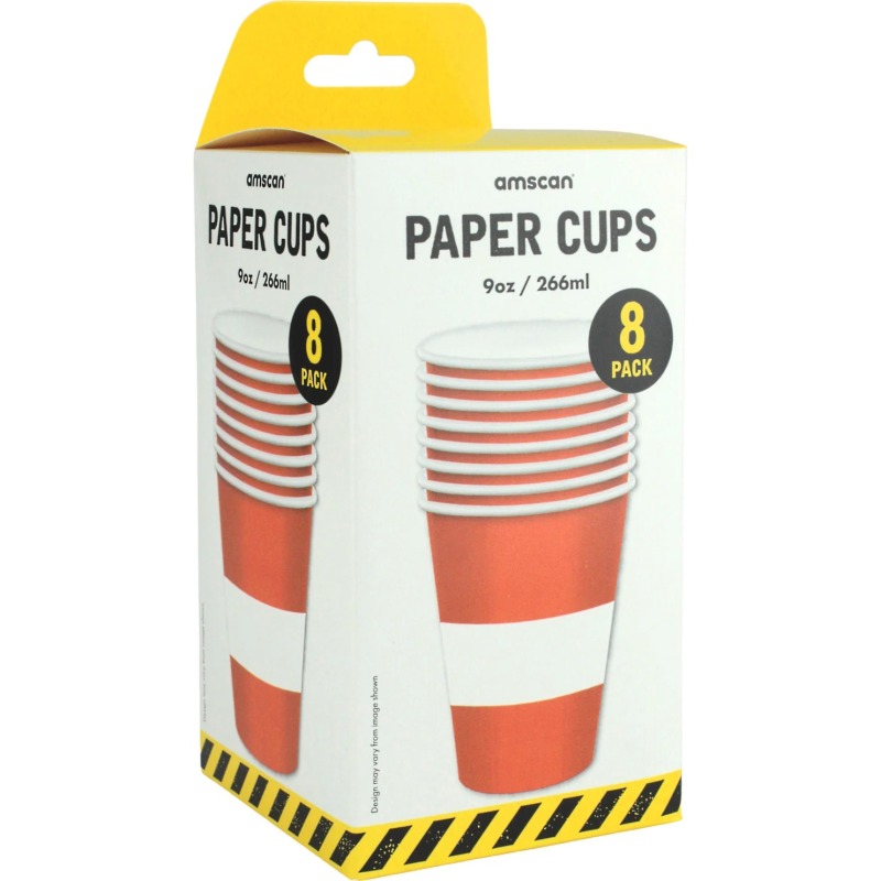Construction Paper Cups (Pack of 8)