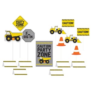 Construction Buffet Decorating Kit (Set of 16)