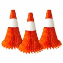 Construction Honeycomb Centrepieces (Pack of 3) | Construction Party Supplies