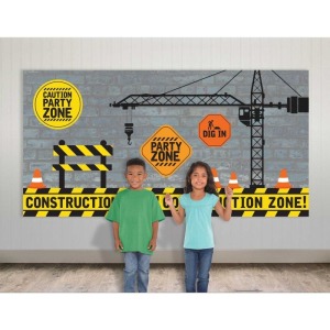 Construction Scene Setter Backdrop