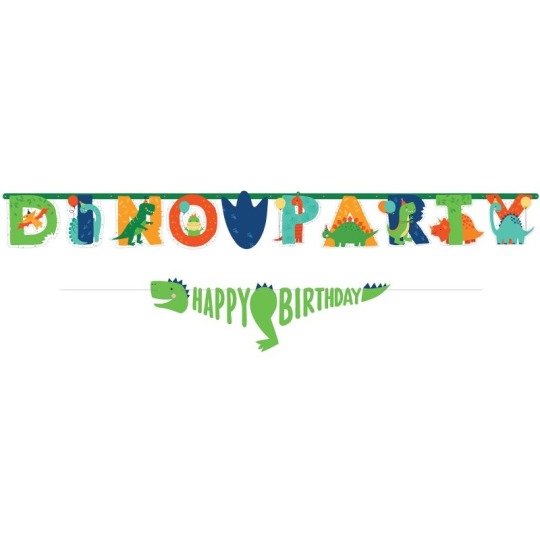 Dino-Mite Party Jumbo Banner Kit