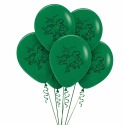 Green Dinosaur Latex Balloons (Pack of 6)