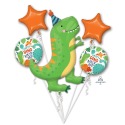 Dino-Mite Birthday Balloon Bouquet (Set of 5)