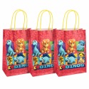 Dino Ranch Paper Favour Bags (Pack of 8)