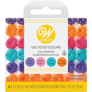 Wilton Neon Gel Icing Colours (Set of 4) | Wilton Food Colouring