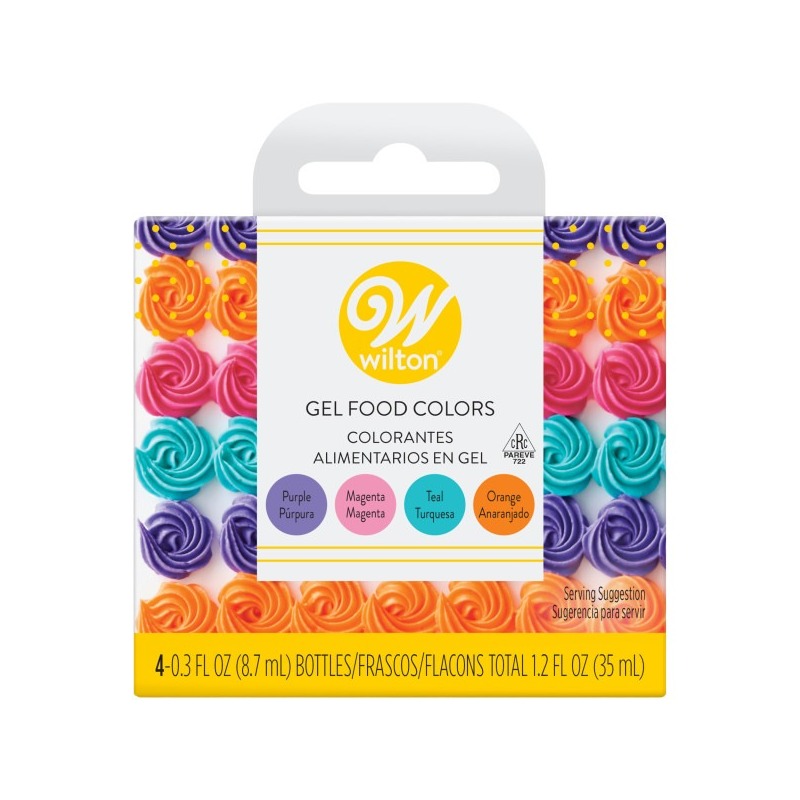 Wilton Neon Gel Icing Colours (Set of 4) | Wilton Food Colouring