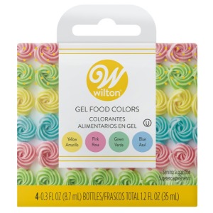 Wilton Pastel Gel Icing Colours (Set of 4)