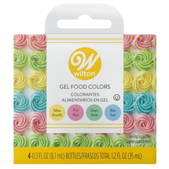 Wilton Pastel Gel Icing Colours (Set of 4)