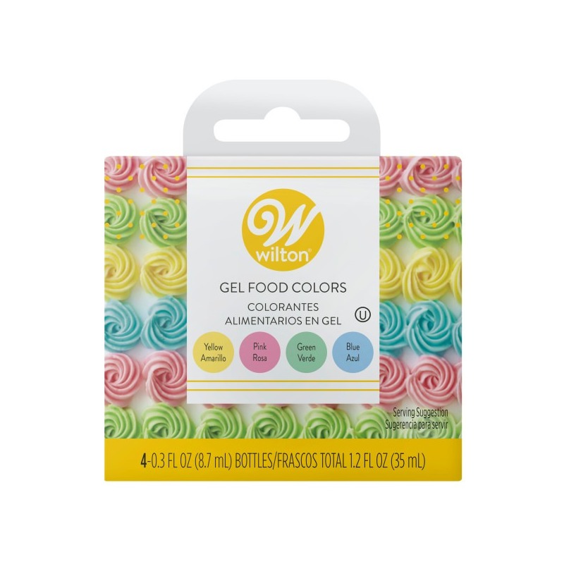 Wilton Pastel Gel Icing Colours (Set of 4)