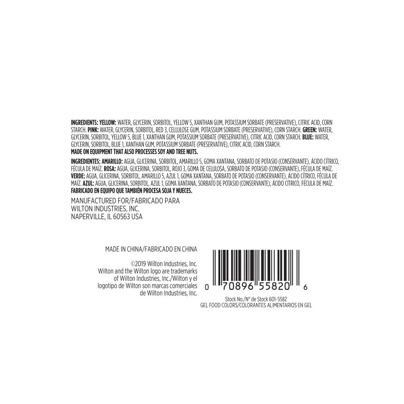 Wilton Pastel Gel Icing Colours (Set of 4)