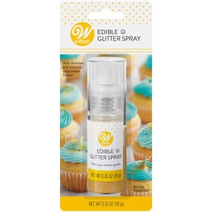 Wilton Metallic Gold Edible Glitter Spray