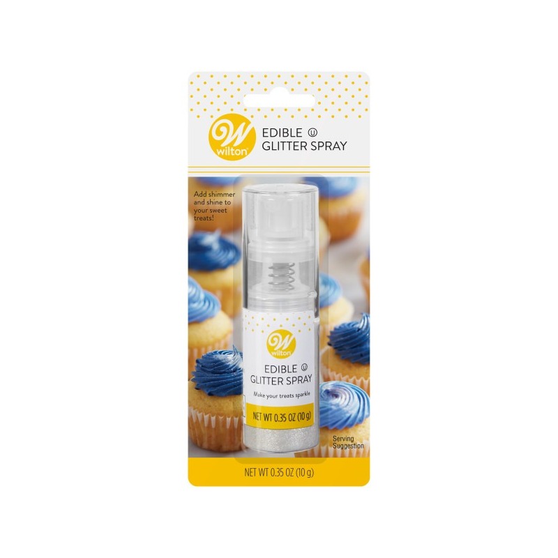 Wilton Metallic Silver Edible Glitter Spray