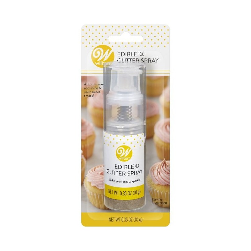 Wilton Metallic Rose Gold Edible Glitter Spray