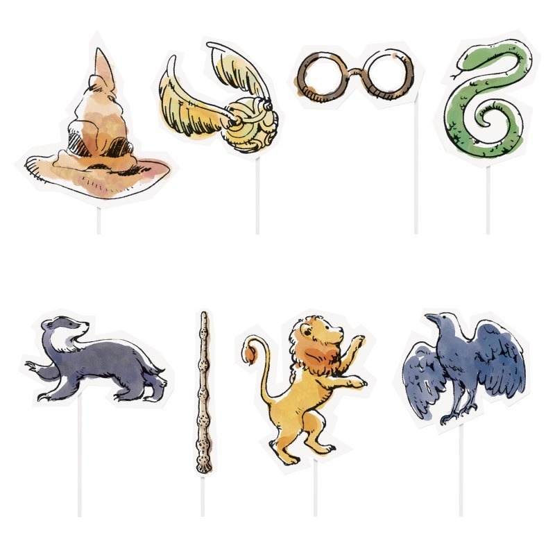 Harry Potter Photo Booth Props (Pack of 8)