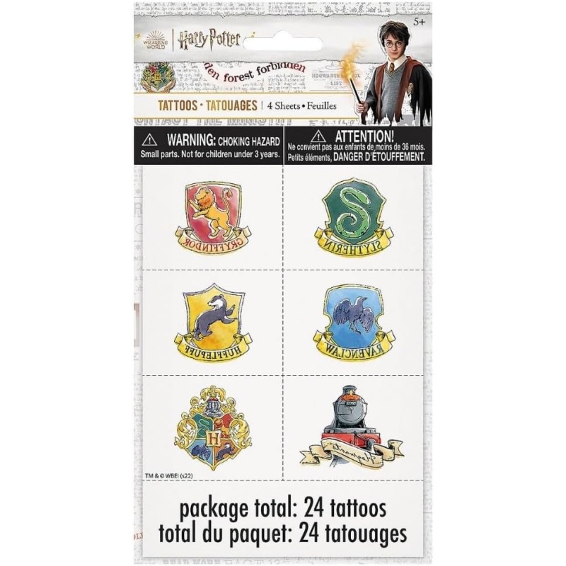 Harry Potter Tattoos (Set of 24)