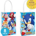 Sonic the Hedgehog Paper Party Bags (Pack of 8) | Sonic the Hedgehog Party Supplies